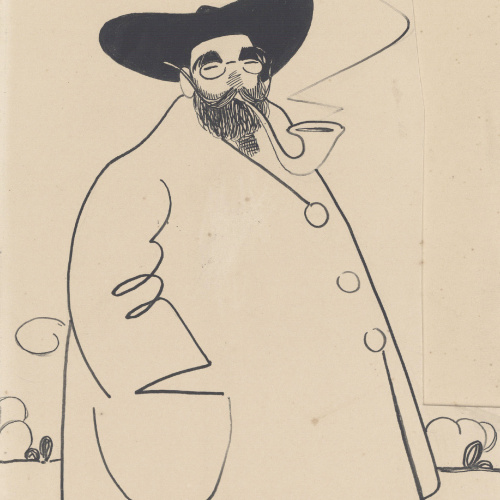 Lluís Bagaria Bou - Caricatura de Ramon Casas - Primera meitat del segle XX image for: Lluís Bagaria Bou - Caricatura de Ramon Casas - Primera meitat del segle XX