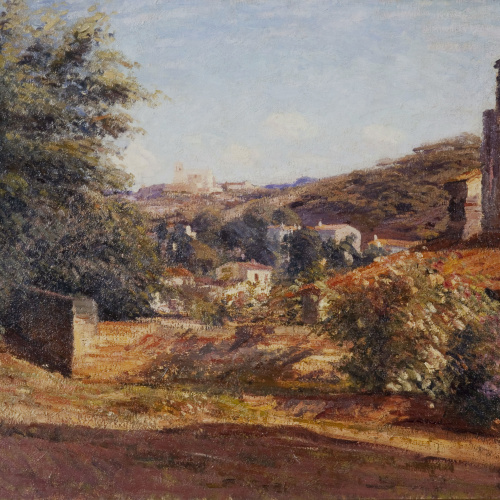 image for: Joan Colom Agustí - Paisatge (Sant Andreu de Llavaneres) - Posterior a 1922