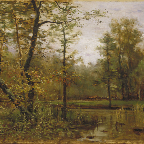 image for: Joaquim Vayreda - Paisatge de tardor - Cap a 1880-1885