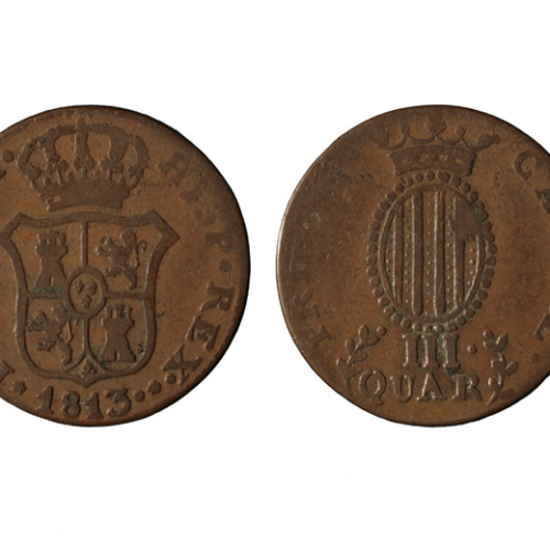 image for: Ferran VII d&#039;Espanya - 3 quartos - 1813