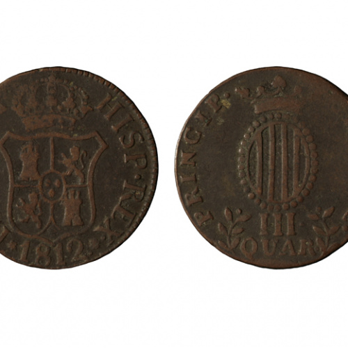 image for: Ferran VII d&#039;Espanya - 3 quartos - 1812