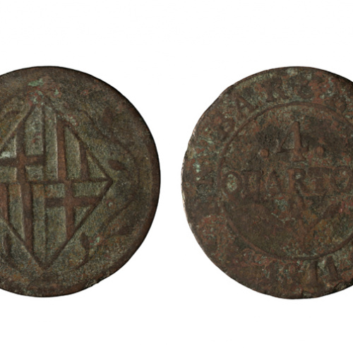 Ocupació francesa - 4 quartos - 1811 image for: Ocupació francesa - 4 quartos - 1811