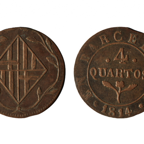 image for: Ocupació francesa - 4 quartos - 1814