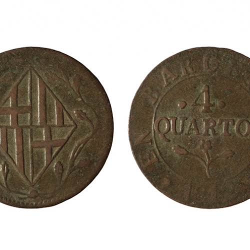 image for: Ocupació francesa - 4 quartos - 1812