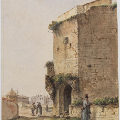 image for: Adolphe Hedwige Alphonse Delamare - Presó de Canaletes a Barcelona - 1826