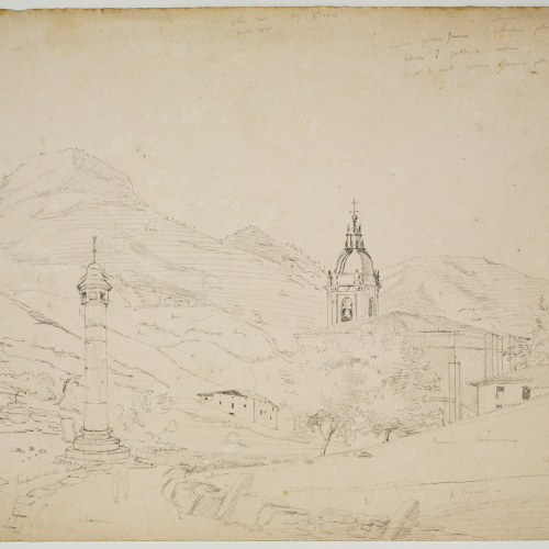 image for: Adolphe Hedwige Alphonse Delamare - Villareal de Urrechua a Guipúscoa - 29 d’octubre 1824