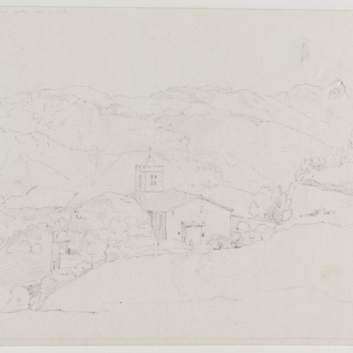 image for: Adolphe Hedwige Alphonse Delamare - Santuari de la Salut a Sant Feliu de Pallerols - 6 d’agost 1826