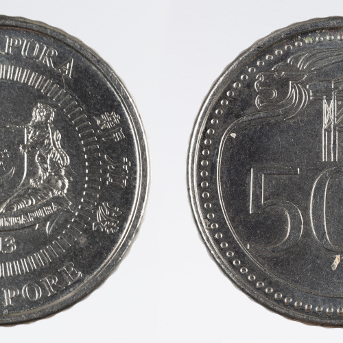 image for: República de Singapur - 50 cèntims - 2013