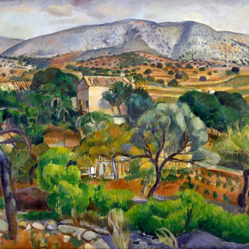 image for: Joaquim Sunyer - Paisatge de Sitges - Sitges, cap a 1920