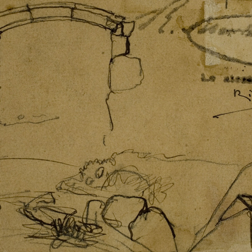 image for: Ramon Martí i Alsina - Croquis per al quadre &quot;El gran dia de Girona&quot; - Cap a 1863-1864