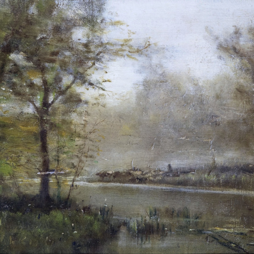image for: Joaquim Vayreda - Vores del Fluvià - Cap a 1879