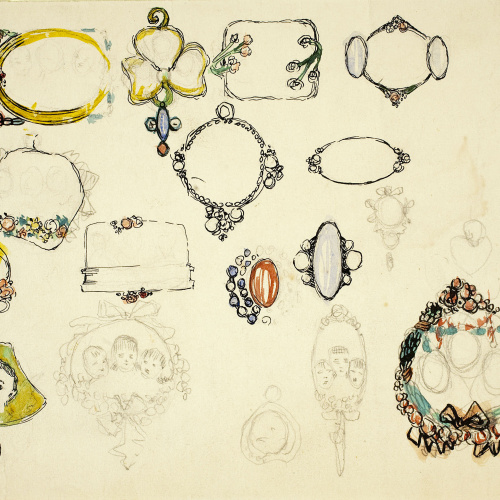 image for: Ismael Smith - Projectes de penjolls i anells - Cap a 1906-1908