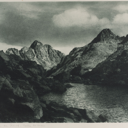 Josep Maria Casals i Ariet - Estany de Rius (Vall d'Aran) - Cap a 1934 image for: Josep Maria Casals i Ariet - Estany de Rius (Vall d'Aran) - Cap a 1934