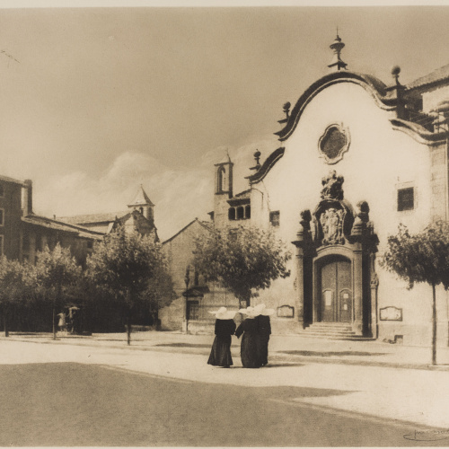 Josep Maria Casals i Ariet - Església de l'hospital de la Santa Creu (Vic) - 1955 image for: Josep Maria Casals i Ariet - Església de l'hospital de la Santa Creu (Vic) - 1955