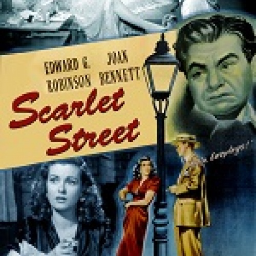 Imagen del cartel de la película Scarlet Street
